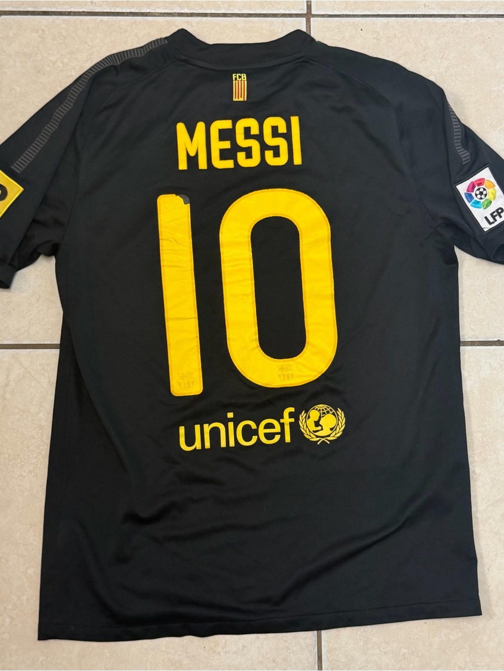 2011-12 FC Barcelona Lionel Messi Away Nike Jersey
